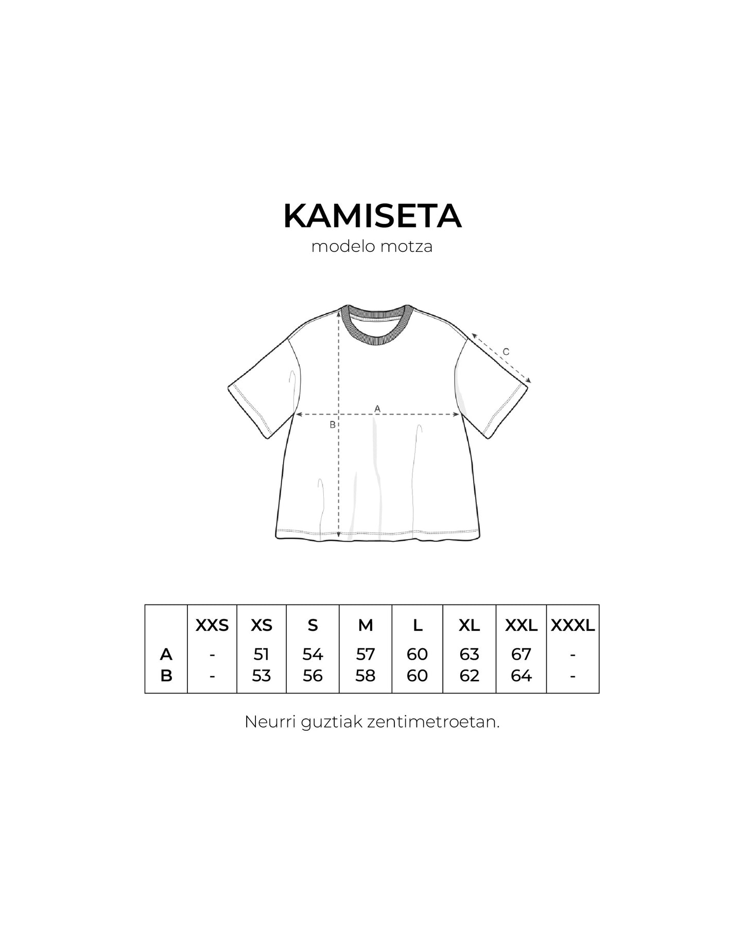 BASERRI kamiseta motza