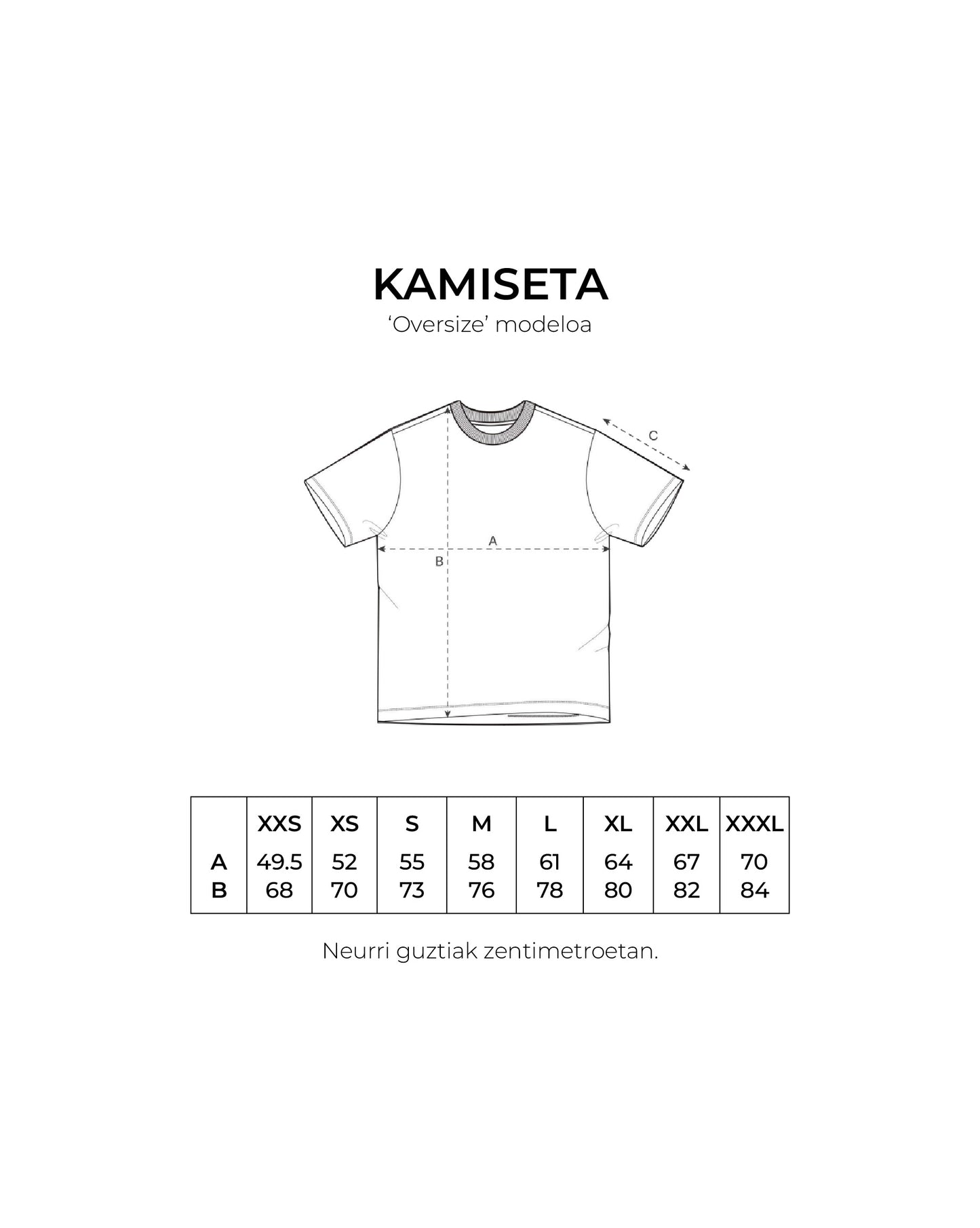 HOSTO oversize kamiseta